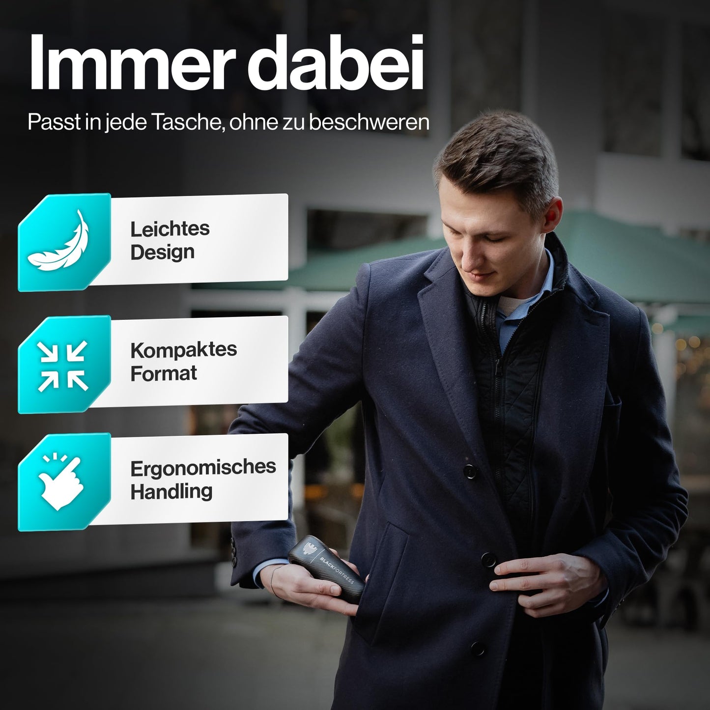 BLACKFORTRESS E Scooter Schloss & Fahrrad Schloss mit 120dB Alarmfunktion Diebstahlsicher Wasserdicht | E-scooter Zubehör Smart Lock E Roller Schloss Accessories Gadget Ebike hohe Sicherheit