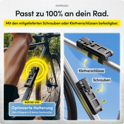 ONROAD Faltschloss Fahrrad Onlock Pro 85cm diebstahlsicher – Fahrradschloss hohe Sicherheit – Robustes & kompaktes Fahrradschloss Faltschloss mit Halterung – Fahrrad Schloß ideal für E-Bike